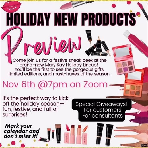 Want to see the new Mary Kay products coming out later this month? Join us on zoom and you can get all the details. Message me for the link. #mymklife💄 #marylayskincareutah🫧#numberoneskincareoutthere🥇#mymkskin #marykay #marykayus #marykaymakeup #marykaybeautyconsultant # | Alecia Thompson Fishburn