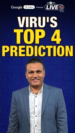 Viru's top 4 prediction #IPL2026 @GoogleIndia