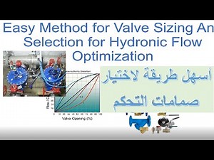 Easy Method for Valve Sizing And Selection for Hydronic Flow Optimization
