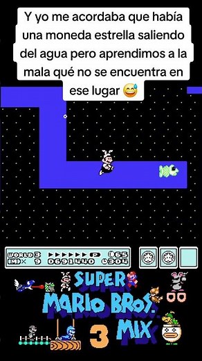 We messed up the Super Mario Bros 3 mix while we were looking for star coins. #supermariobros3