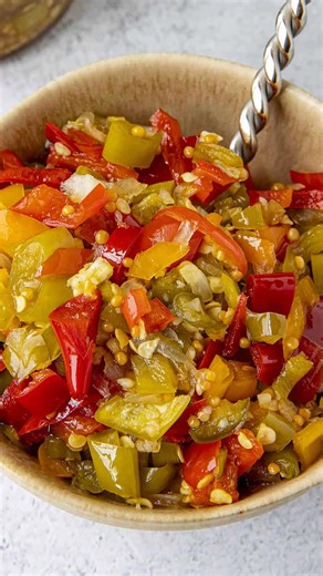 This easy hot pepper relish recipe is a wonder condiment, great for preserving your abundant pepper harvest. Use this recipe method with any type of chili pepper. 👍 >> Comment “RECIPE" and I'll send this recipe straight to your DMs! 🥳 RECIPE ⬇️ https://www.chilipeppermadness.com/chili-pepper-recipes/sauces/hot-pepper-relish/ Ingredients: 3 cups chopped hot chili peppers – You can use a mix of peppers if you’d like anywhere from mild bells to superhots like Morugas or Scorpions, though I like t