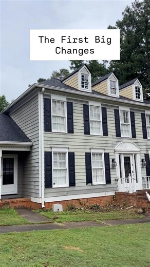 Renovating the exterior house, replacing dormers
