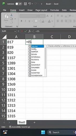 How to Check if a Value is a Number in #excel ISNUMBER Function Explained #ExcelTips #ISNUMBER