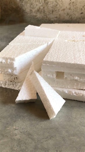 Hot Knife Cutting Foam 🔥 So Satisfying ASMR💖 #asmr#satisfying#hotknife#foamcutting