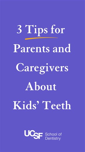 UCSF School of Dentistry | In honor of National Children’s Dental Health Month, we asked our Pediatric Dentistry residents to share simple tips every parent and... | Instagram