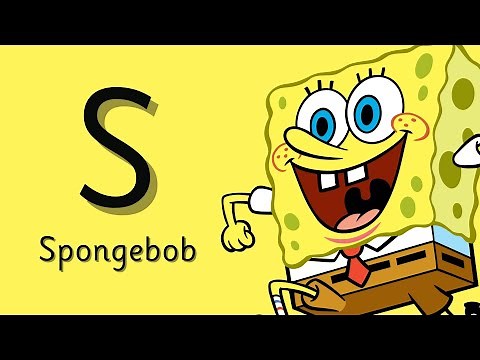 SpongeBob ABC - Learn the alphabet with Spongebob Squarepants and Patrick Star