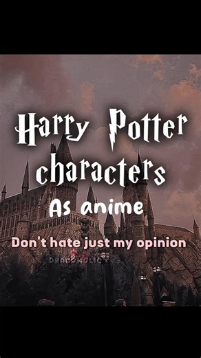 Harry Potter x Anime #harrypotter #anime #edit