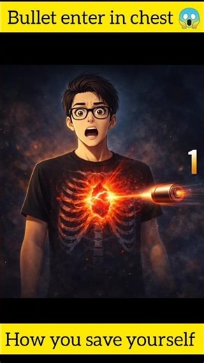 bullet on chest #facts #Medigyan