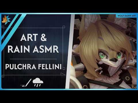 Pulchra Fellini - Digital Art / Painting - Heavy Rain ASMR / No Talking