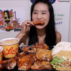 71K views · 2.9K reactions | Let's eat EL POLLO LOCO! Enjoying their Flamed Grilled Chicken and Street Tacos! #mukbang #tacos | Peggie Neo | Facebook