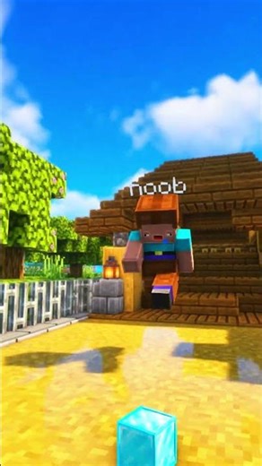 I Trolled NOOB BHAI ! #shorts #minecraft
