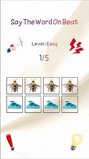 Say The Word on Beat Challenge | EASY Mode