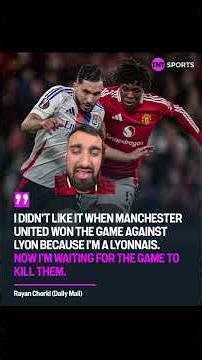 Rayan cherki stats highlights vs Manchester City #rayancherki #manchesterunited #manutd #mancity