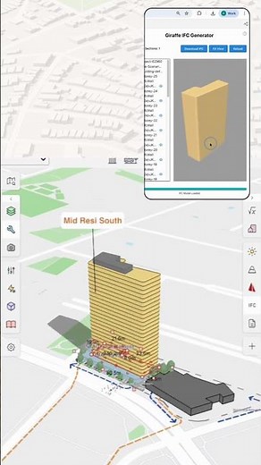 Giraffe to IFC to Revit