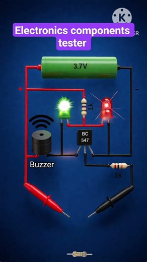 DIY All Components Tester Using BC547 😱 #shorts