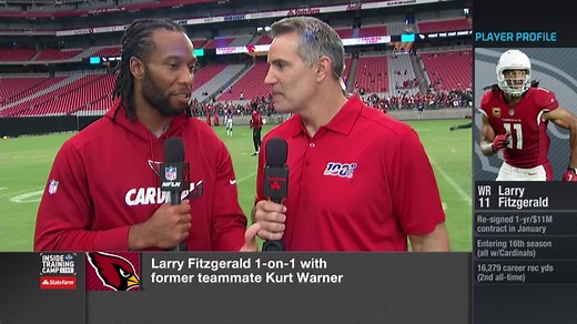 Exclusive Interview: Larry Fitzgerald tells Kurt Warner why he's never left the Cardinals