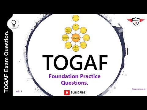 TOGAF 9 Practice Questions and Answers | TOGAF 9 sample questions and answers, Free TOGAF Dumps.