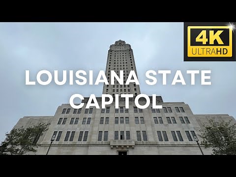 4K Louisiana State Capitol Walking Tour