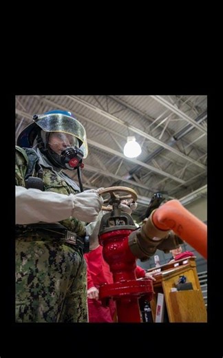 Navy RTC Recruits Learn the Fundamentals of Firefighting and Damage Control