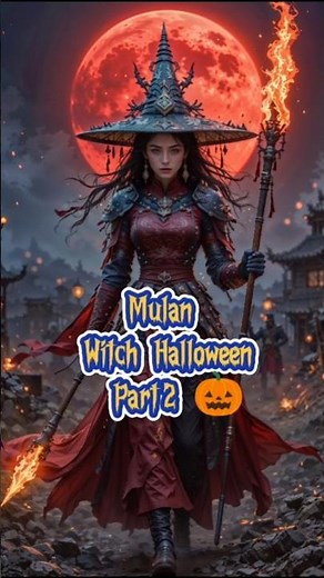 Disney Princess as Reimagined Witch | Halloween Part 2 🖤 #aiart #warriorprincess #midjourney