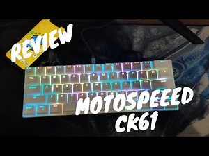 CK61 MOTOSPEED - MEU NOVO TECLADO 60%