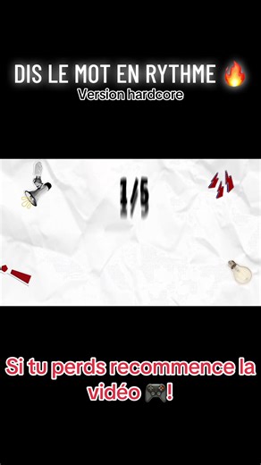 Si tu perds recommence la vidéo ! #tiktokfrance🇨🇵 #jeux #beat #challenge #pourtoii