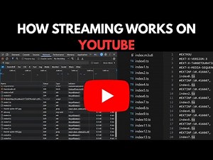 How YouTube Streaming Works Explained! | M3U8, HLS, Resolutions, Index File & Network Tab Deep Dive
