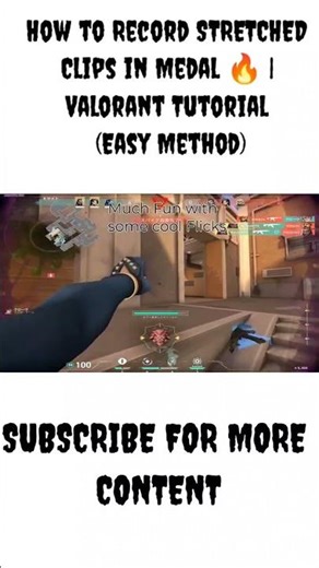 How to Record STRETCHED Clips in Medal 🔥 | Valorant Tutorial (Easy Method)
