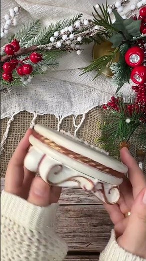 Plaster Ornament Stand | Mold Casting Idea for Christmas Baubles