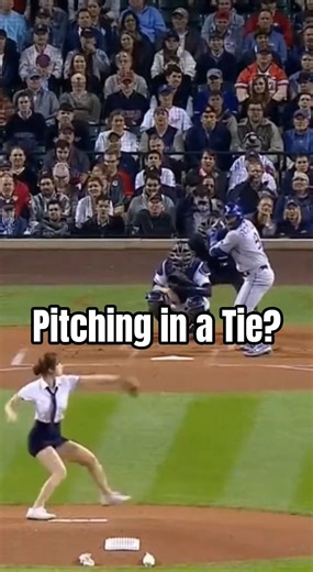 Insane Back-to-Back Cutters! 🔥 (Pitching in a Tie?) #shorts