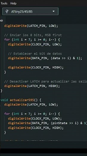 Shield programadora de ATtiny85 para Arduino UNO #arduino #arduinoproject #electronica #fypシ #fyp