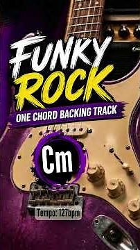Funky Rock - One Chord Backing Track | Cm - 127bpm