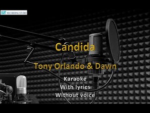 Tony Orlando & Dawn - Candida with lyrics- Karaoke(without voice)