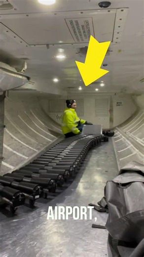 How Suitcases Are Loaded Into Airplanes ✈️