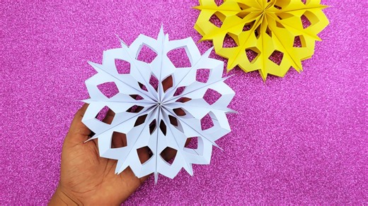 6K views · 46 reactions | Easy Paper Snowflakes for the Holidays |...