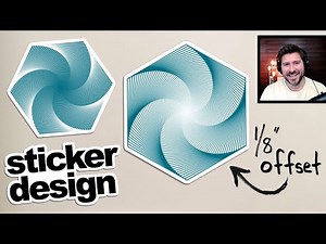 Sticker Design: How to Offset Text and Images for Cricut with Inkscape