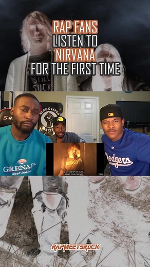 Rap Fans Listen to Nirvana for the First Time. #musicreaction #nirvana #smellsliketeenspirit #firsttime #fyp