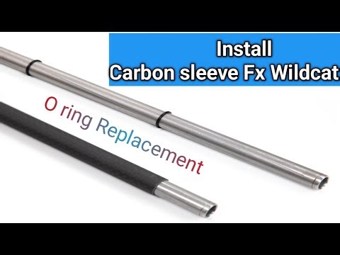 Fx Wildcat MK3 700 mm carbon fiber sleeve install