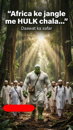 Ismail sheikh on Instagram: "Hulk Africa ke jungle me.... #hulk"
