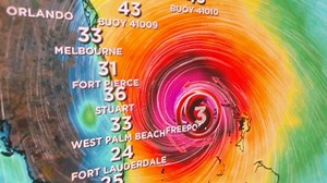 Dorian moving north, threatening southeast US coast
