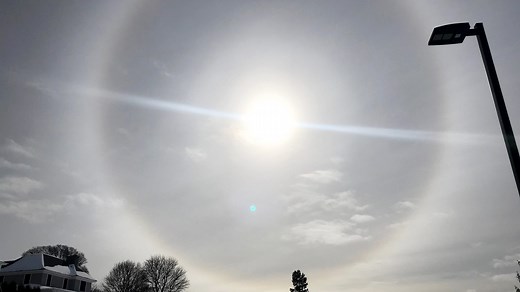 Winter is a common time of year for sun halos. Learn more about a ring effect in the sky