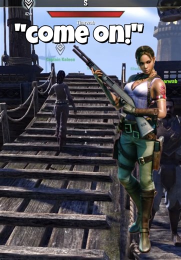 Sheva Alomar made it to Tamriel guys #elderscrollsonline #twitch #gaming #streaming #residentevil