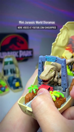 Mini Jurassic World Dioramas Unboxing | DanSurprise