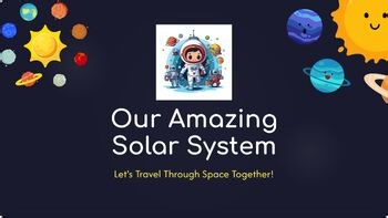 Your vibrant and fun presentation about the solar system for young  for Toddlers