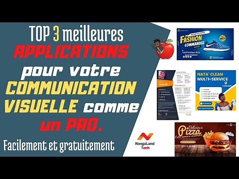 Top 3 meilleurs SITES ET APPLICATIONS pour vos CRÉATIONS GRAPHIQUES comme UN PRO | Facile et Gratuit