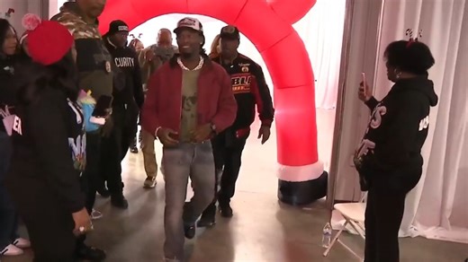 The weekend before Christmas, Atlanta rappers played sets as Santa's helpers instead of taking the stage. | WSB-TV