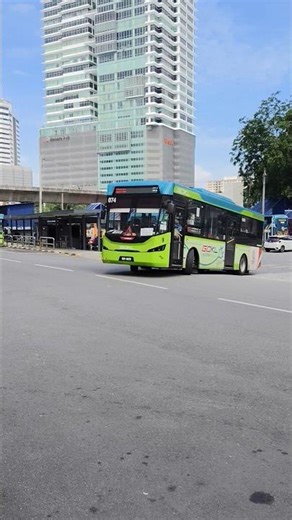 SKSBUS C3 Electric Bus at route GOKL 04 departing Titiwangsa Hub