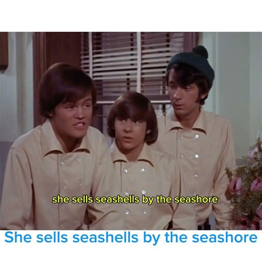 She sells seashells by the seashore
