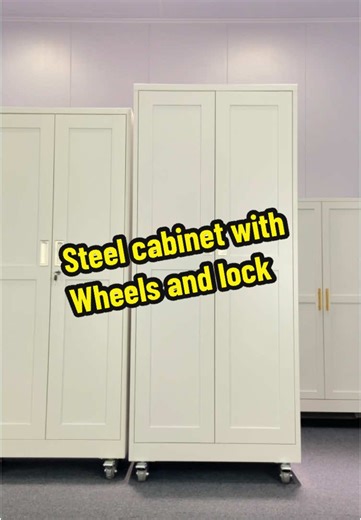 Durable Steel Garage Storage Cabinet with Wheels