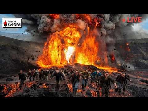 Horrible: Live Footage of Kilauea Volcano Eruption - Warning Issued, Volcanic Ash sends ints sky